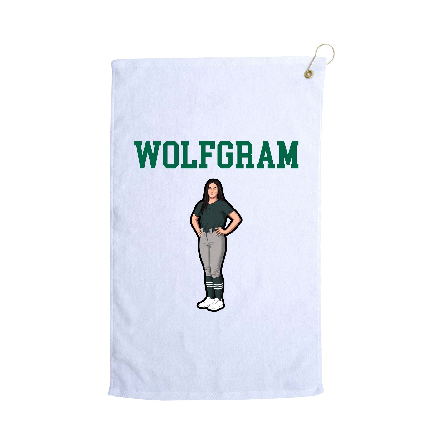 Golf Towel — Shirsey in White