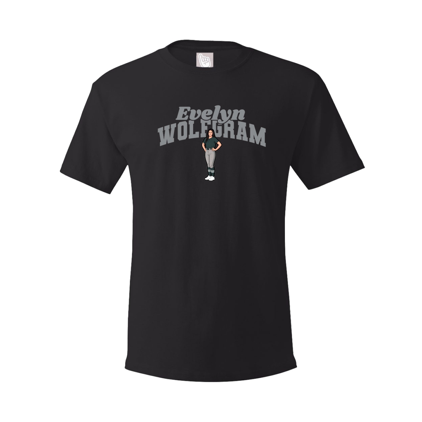 Tee — Signature Arch in Black