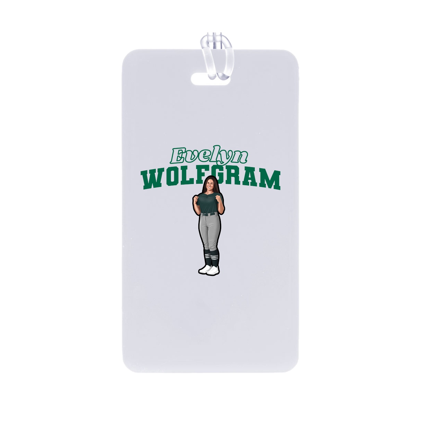 Bag Tag — Name Arch in Classic