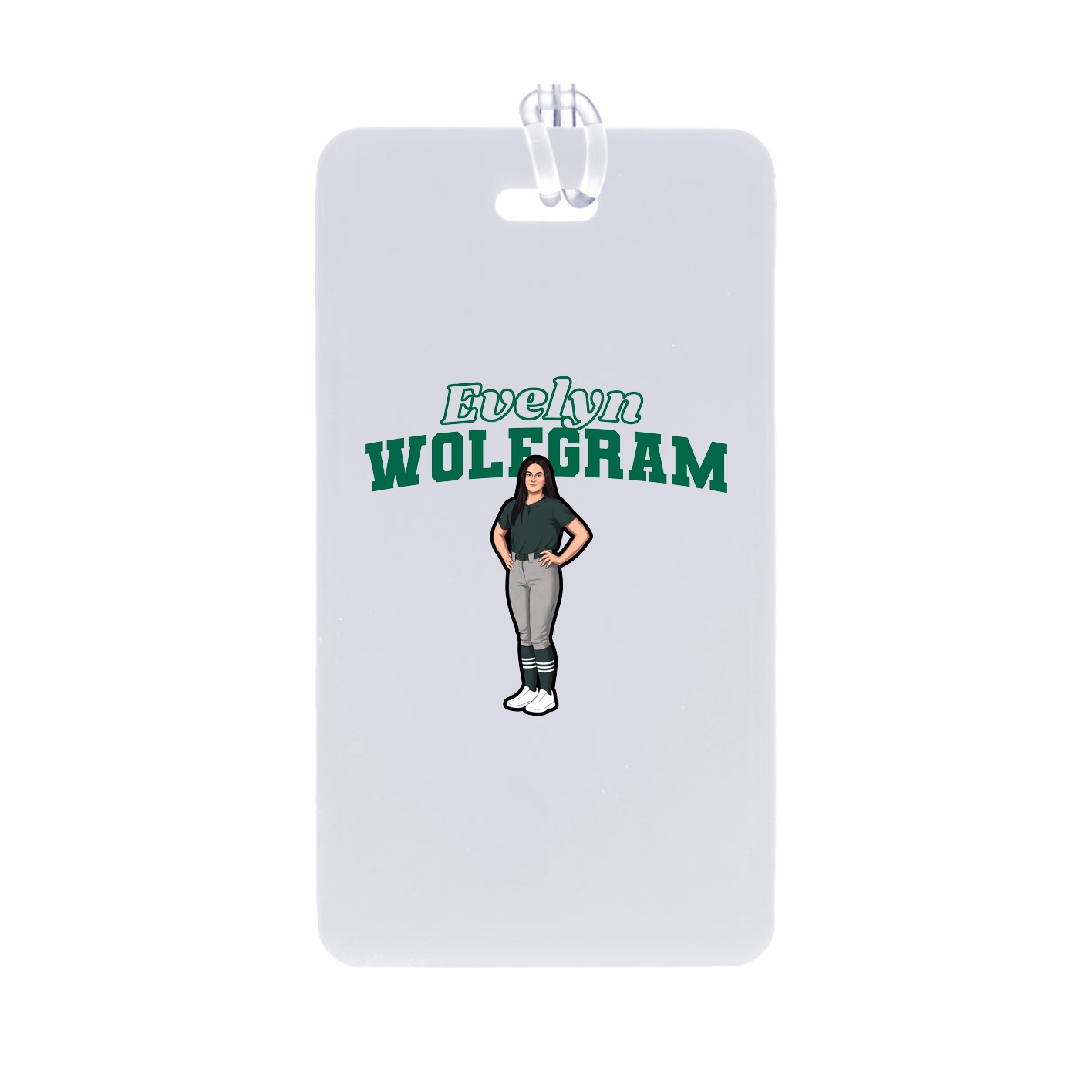 Bag Tag — Name Arch in Classic