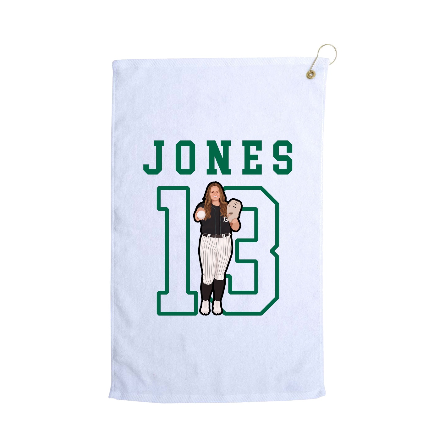 Golf Towel — Shirsey in White
