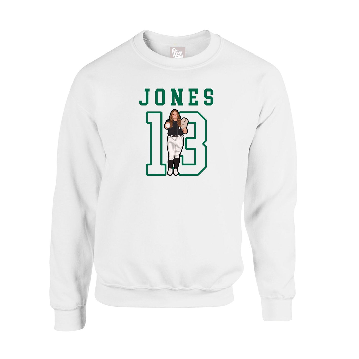 Fleece Crew — Shirsey in White