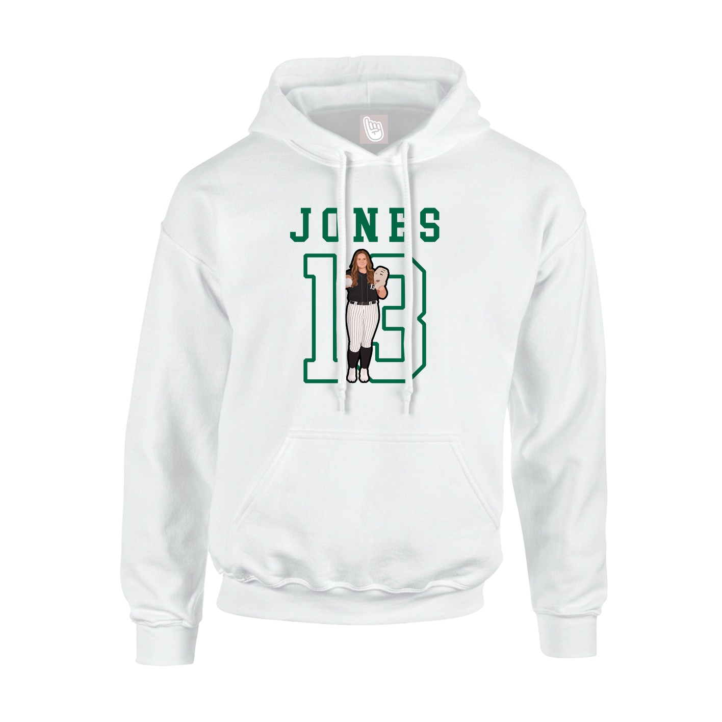 Youth Hoodie — Shirsey in White