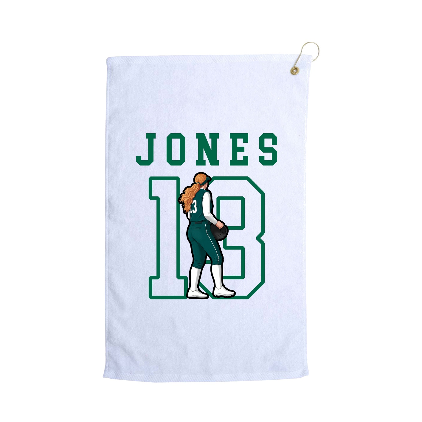 Golf Towel — Shirsey in White