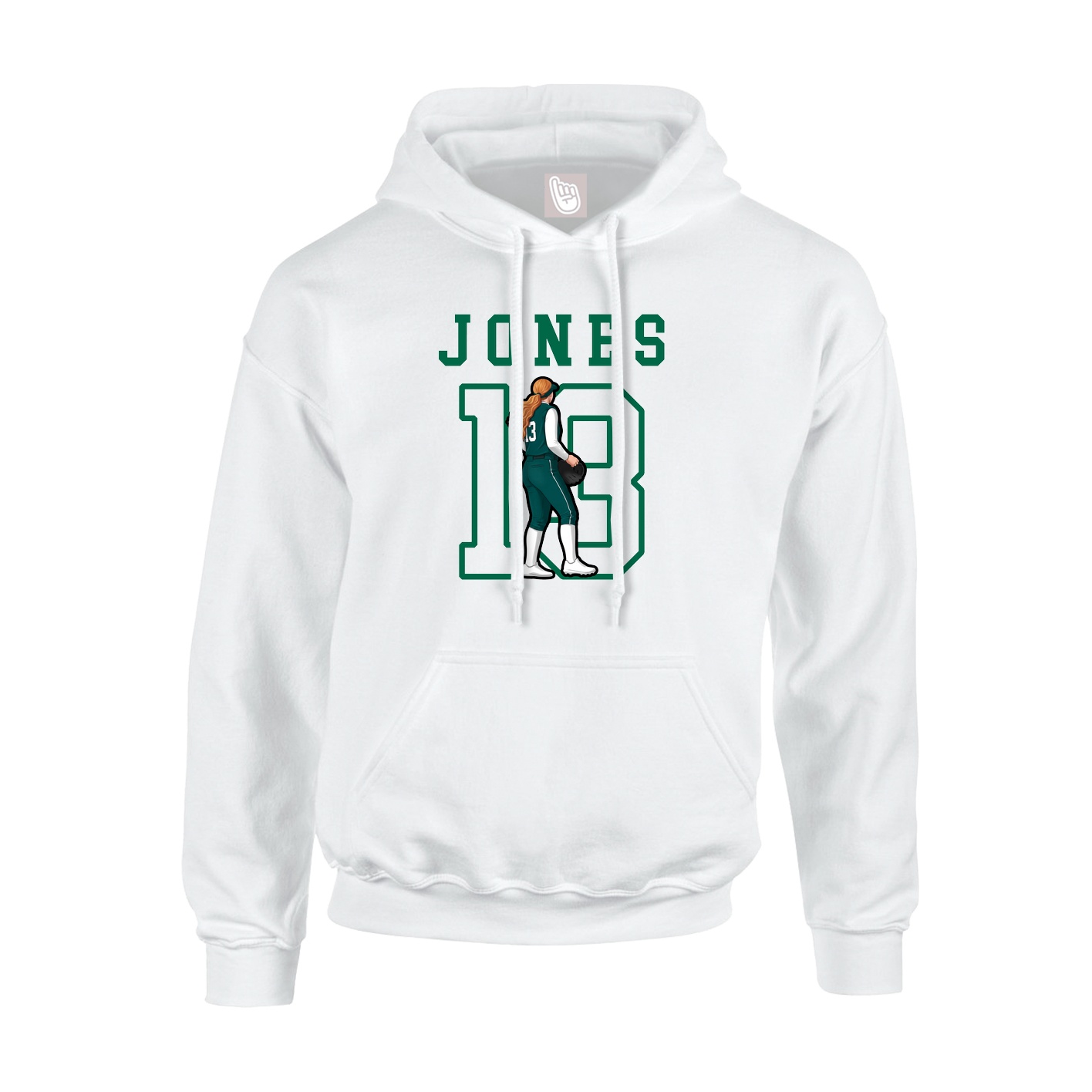Hoodie — Shirsey in White