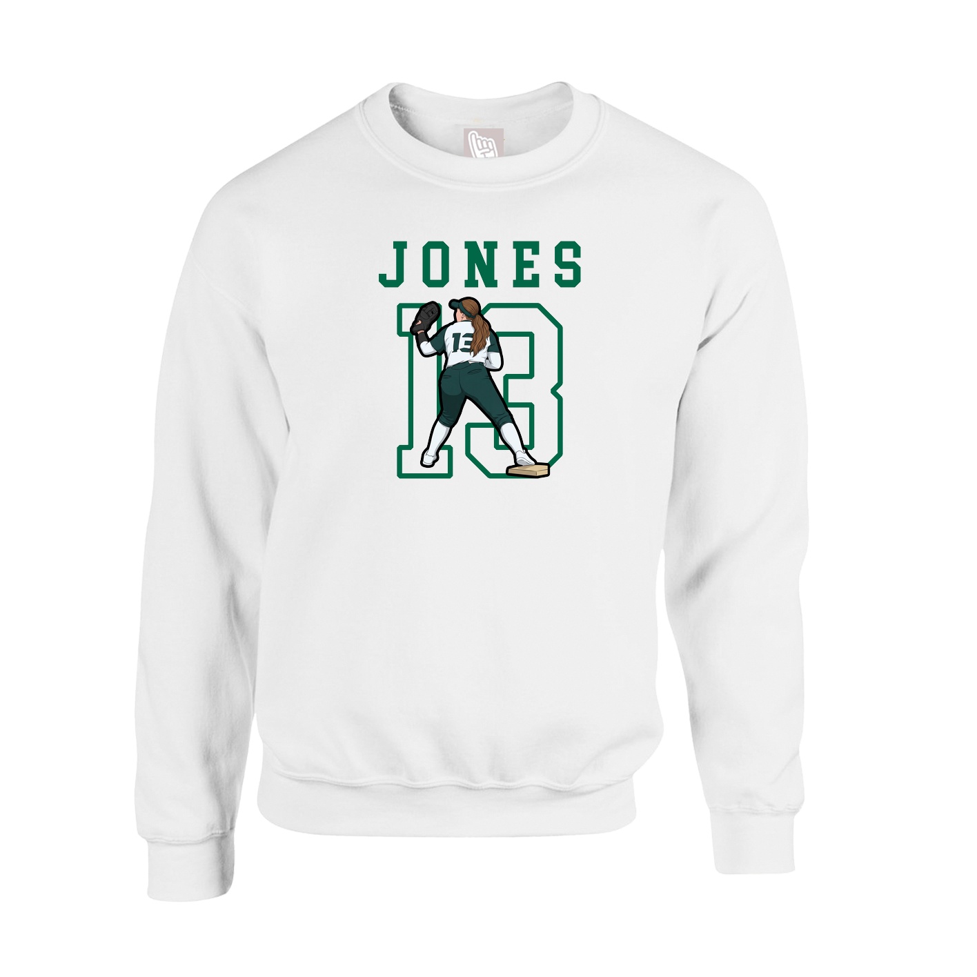 Fleece Crew — Shirsey in White