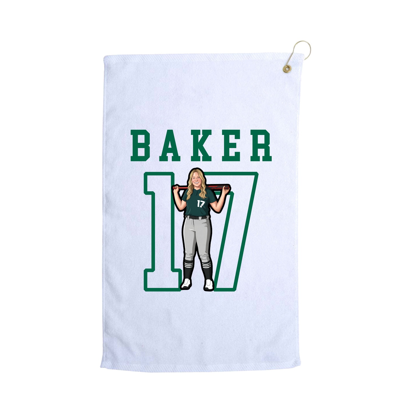 Golf Towel — Shirsey in White