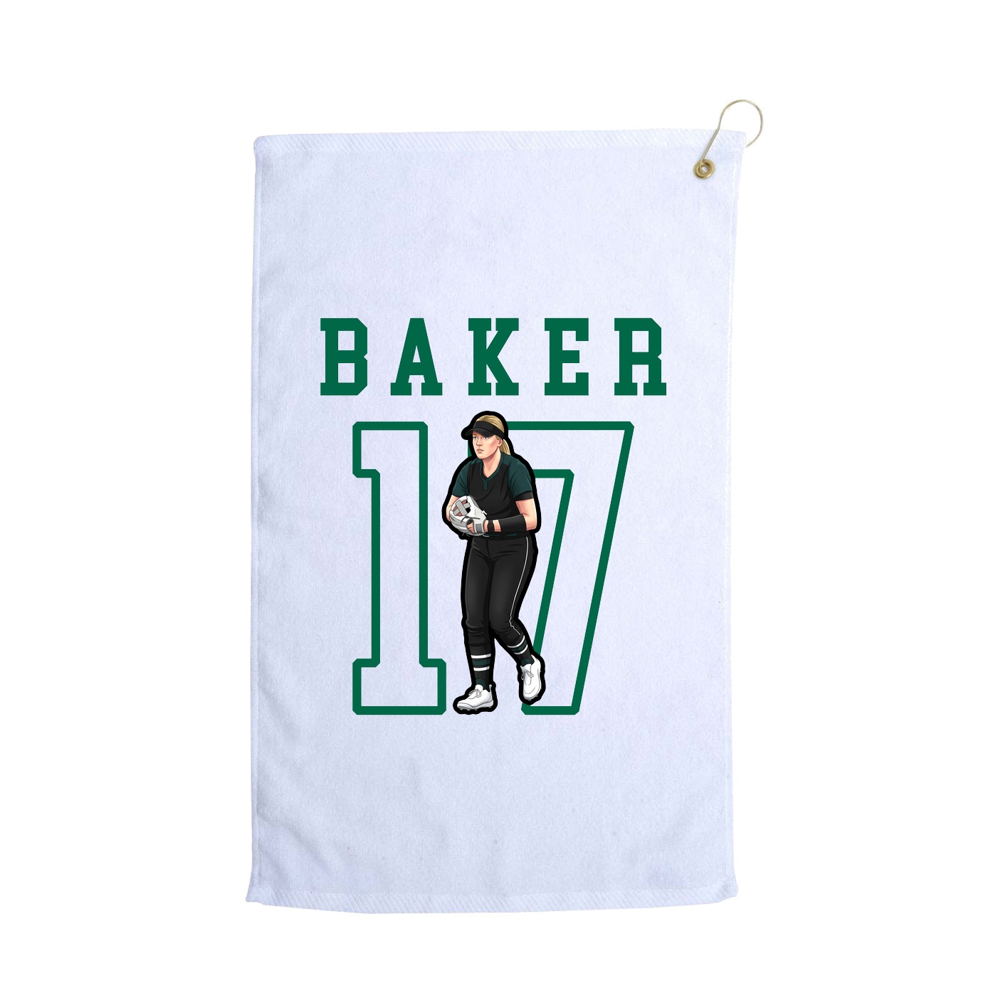 Golf Towel — Shirsey in White