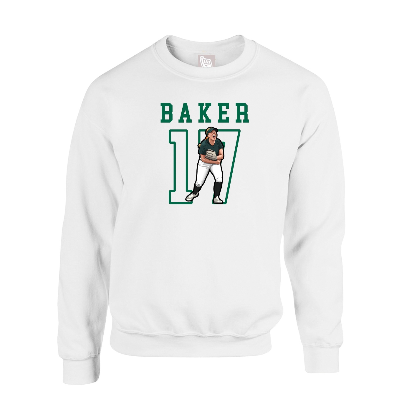 Fleece Crew — Shirsey in White