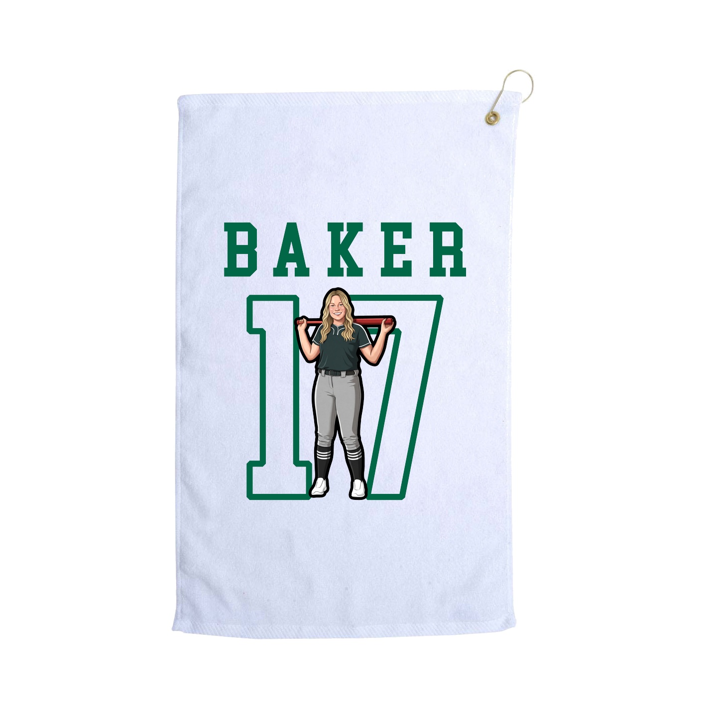 Golf Towel — Shirsey in White