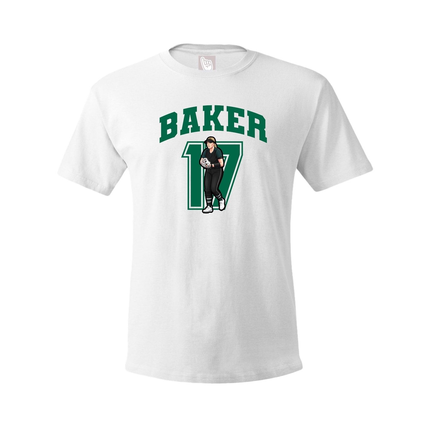 Tee — Number in White