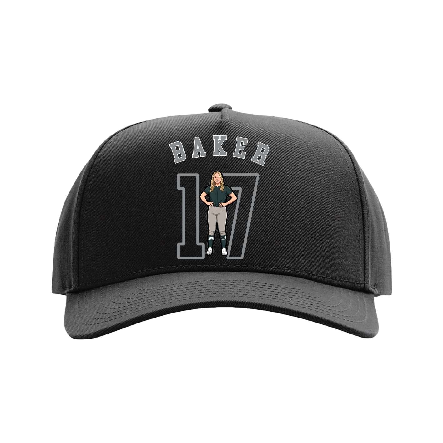 Full Fabric Five-Panel Champ Cap