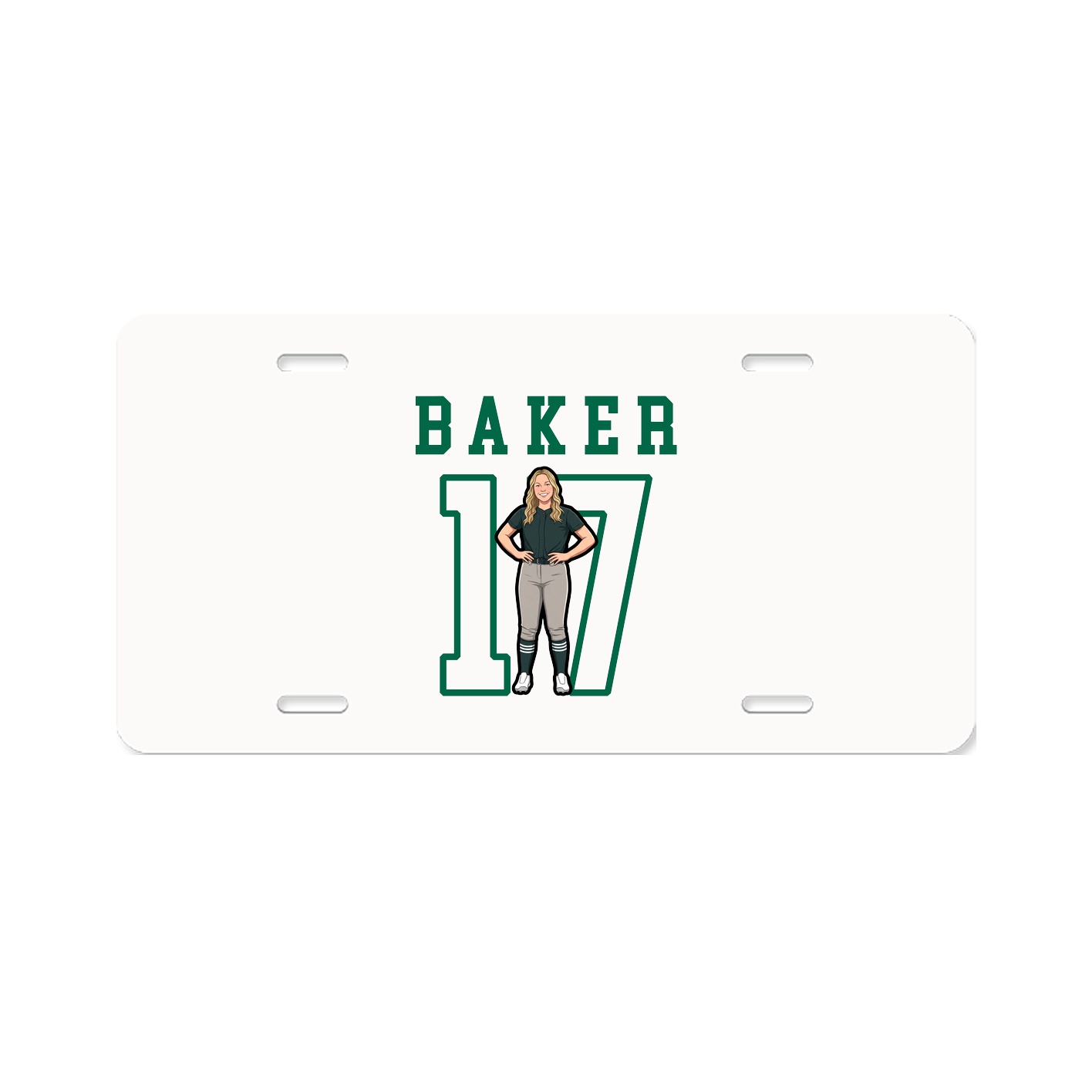 License Plate — Shirsey in Classic
