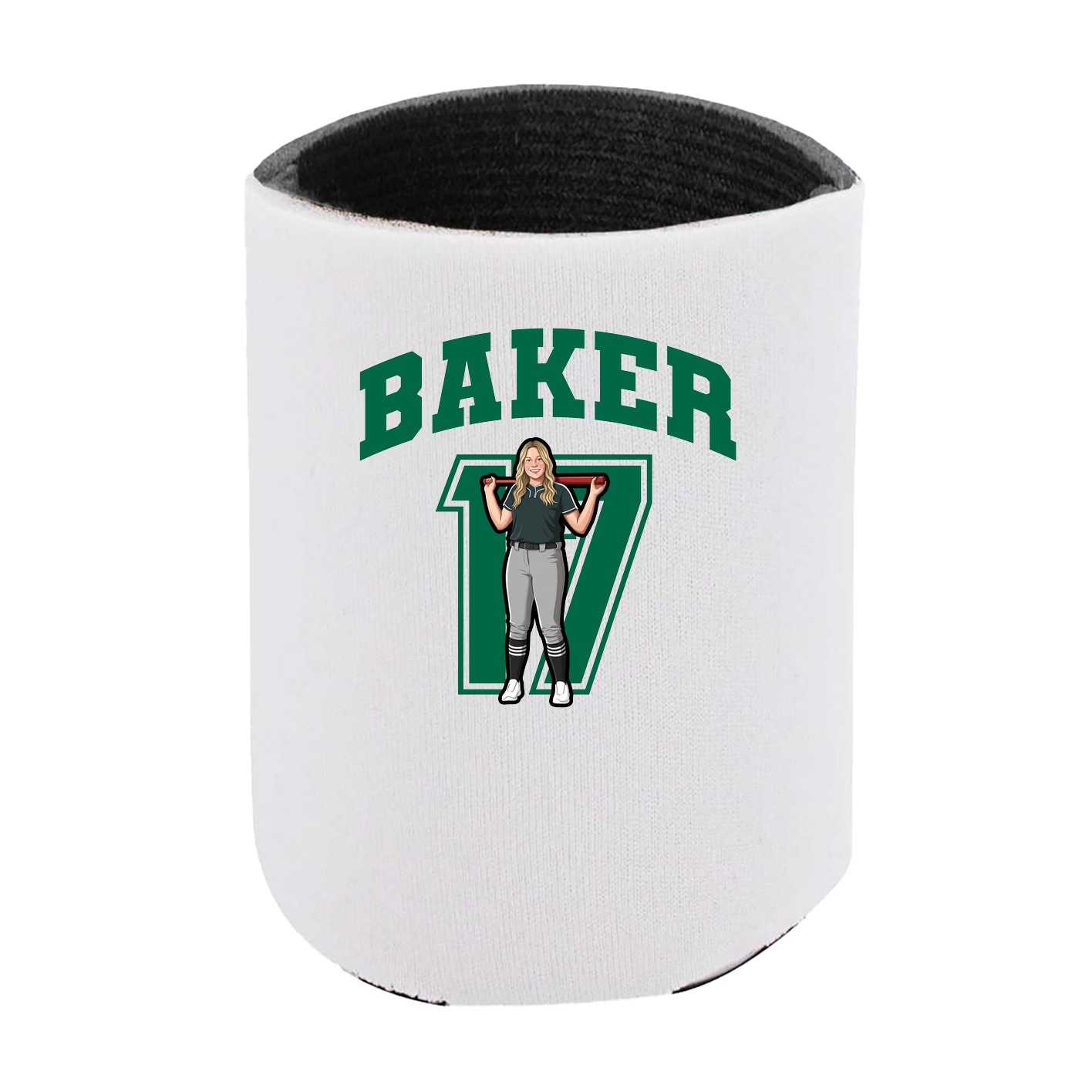 Can Holder — Number in White