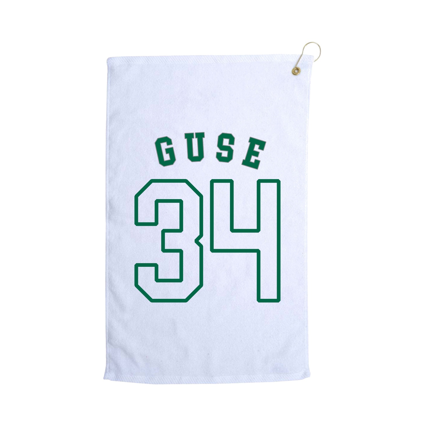 Golf Towel — Shirsey Arch in White