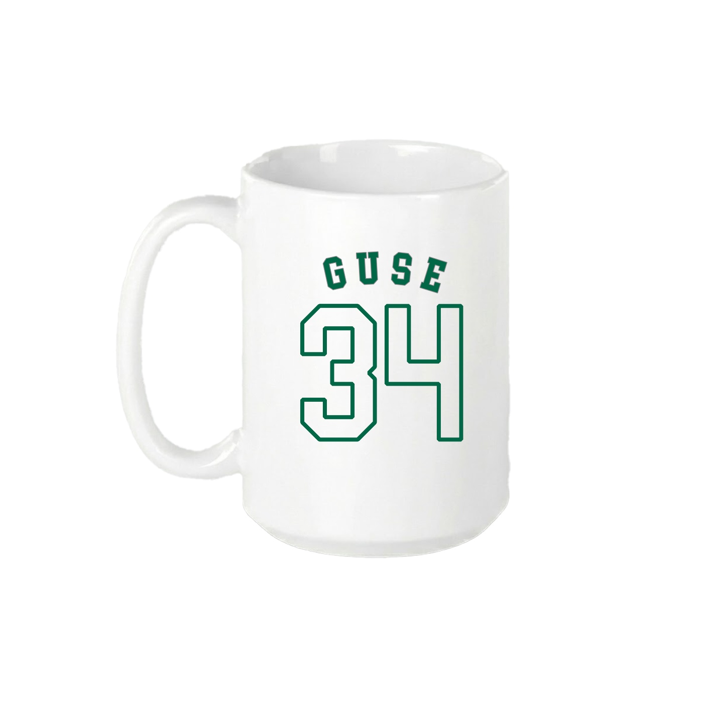 15oz Coffee Mug — Shirsey Arch in White