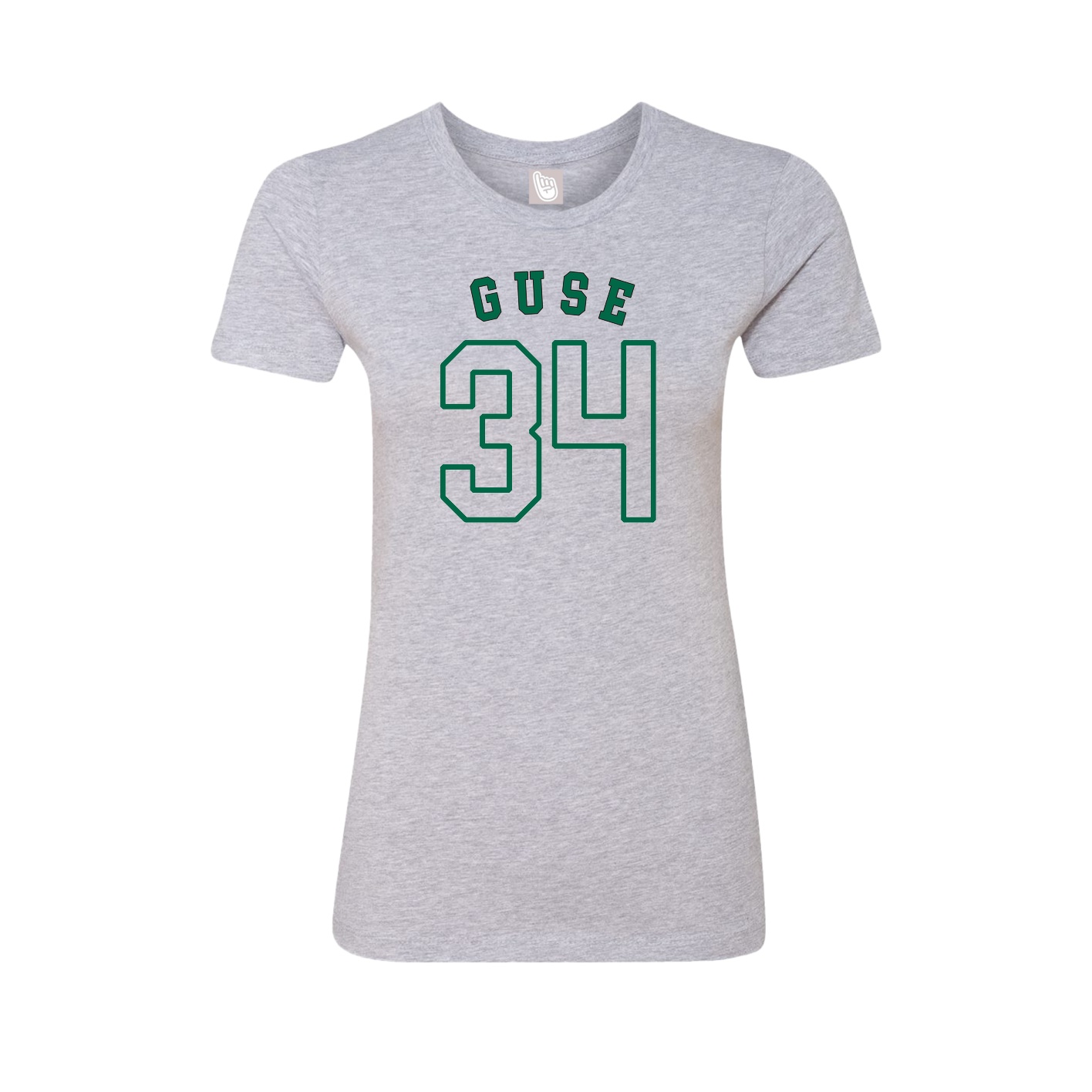 Fitted Women's Tee — Shirsey Arch in Grey