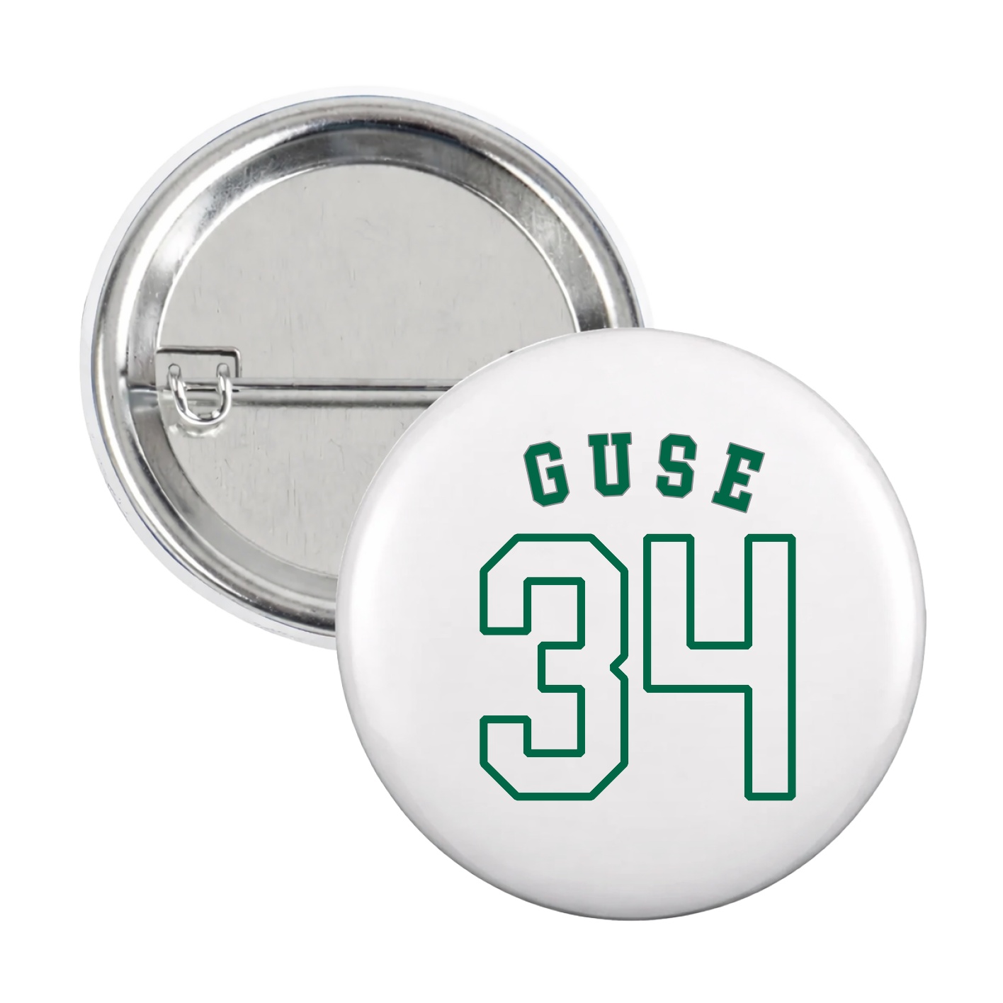 Game Day Button — Shirsey Arch in White
