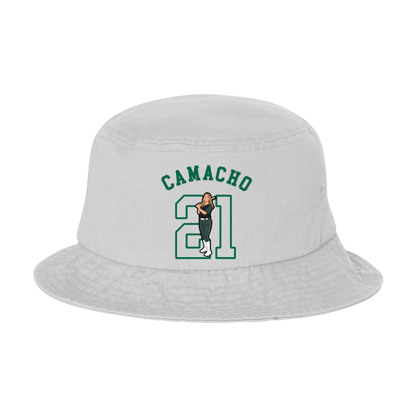 Bucket Cap — Shirsey Arch in White