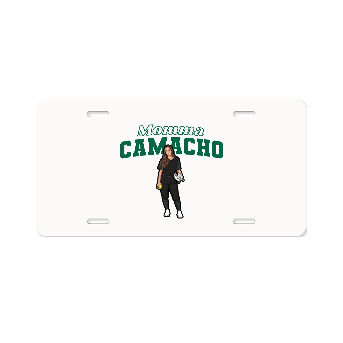 License Plate — Mothers Day Block in Classic