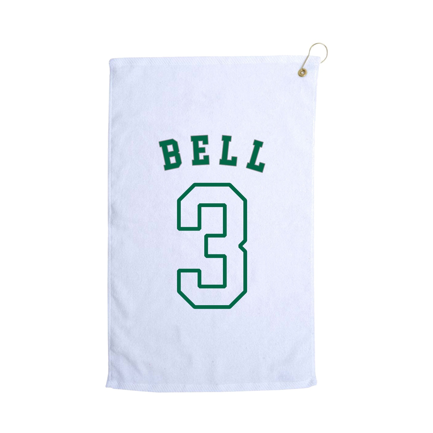 Golf Towel — Shirsey Arch in White