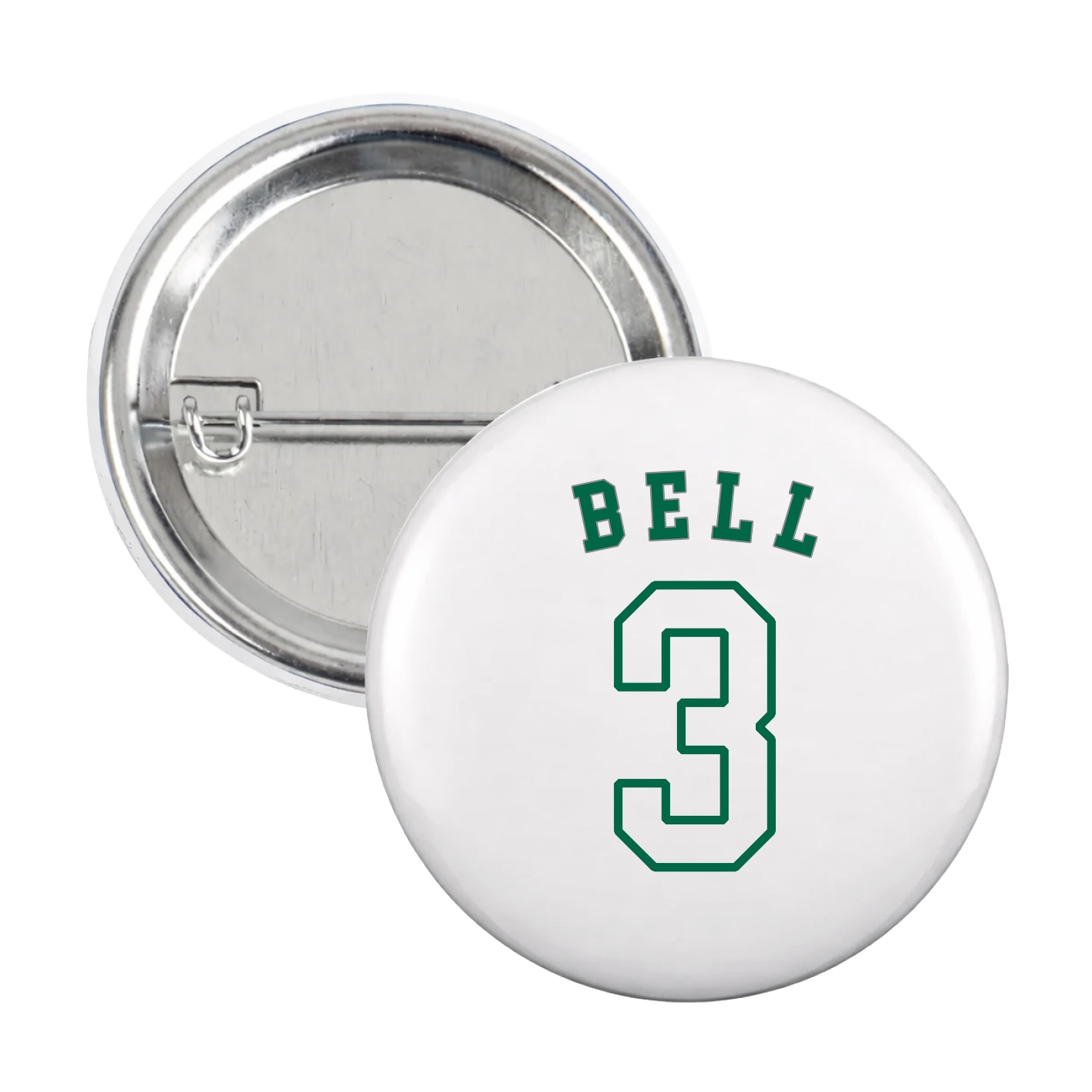 Game Day Button — Shirsey Arch in White