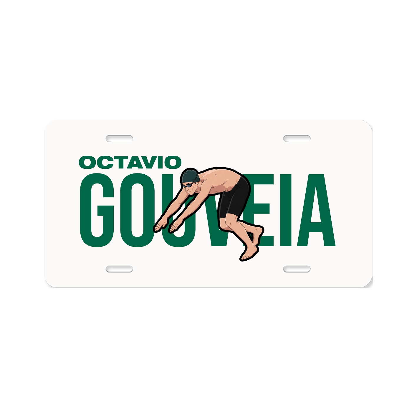 License Plate — Player Name in Classic