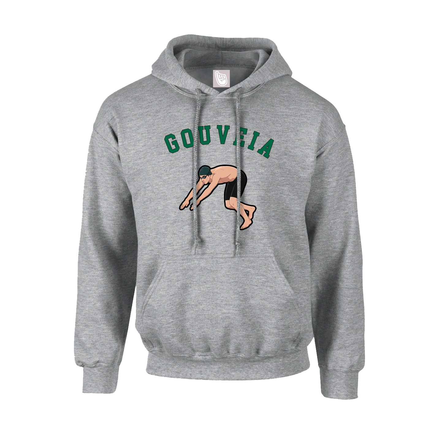 Youth Hoodie — Shirsey Arch in Grey