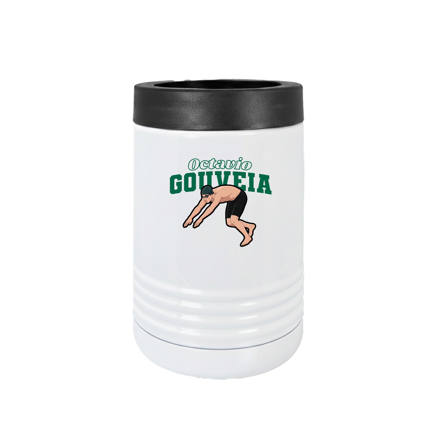 Beverage Holder — Name Arch in White