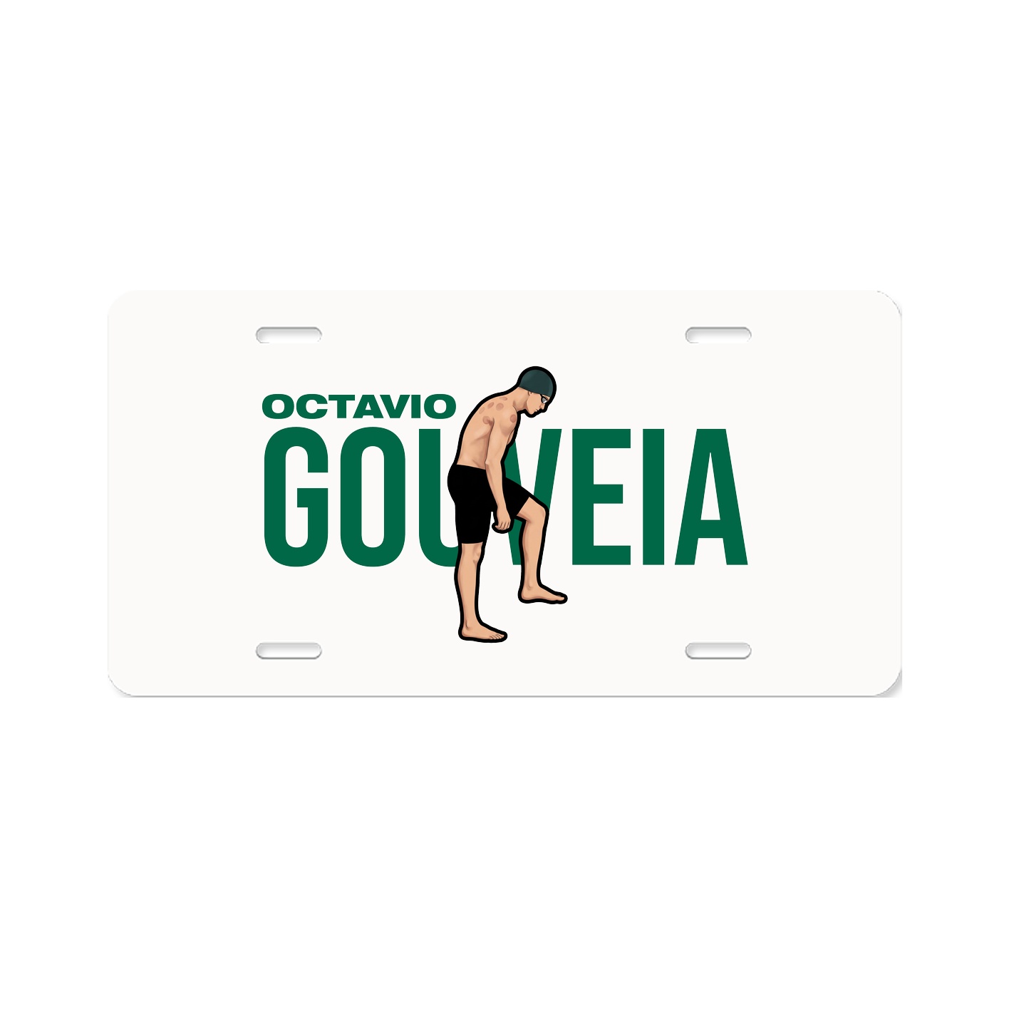 License Plate — Player Name in Classic