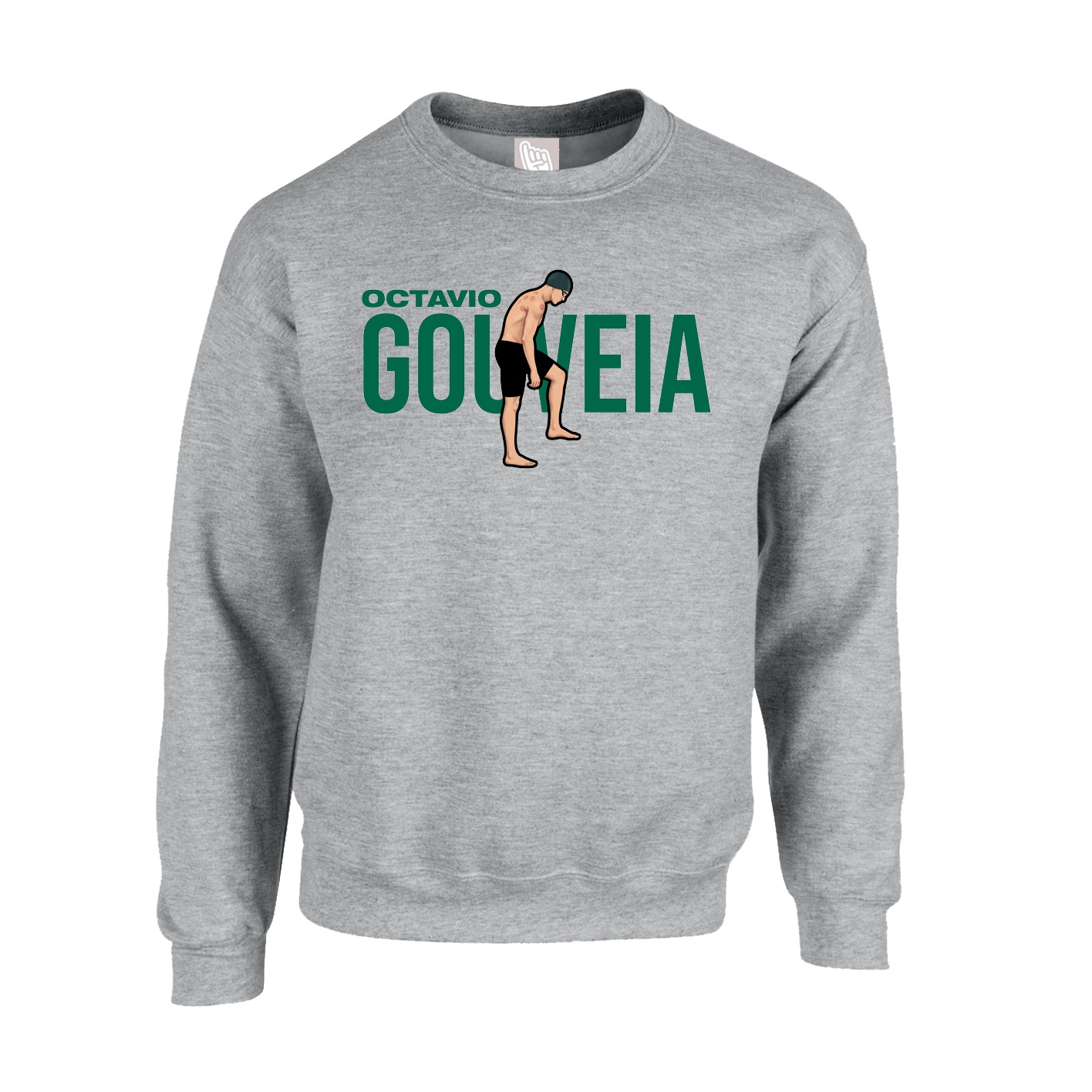 Fleece Crew — Player Name in Grey