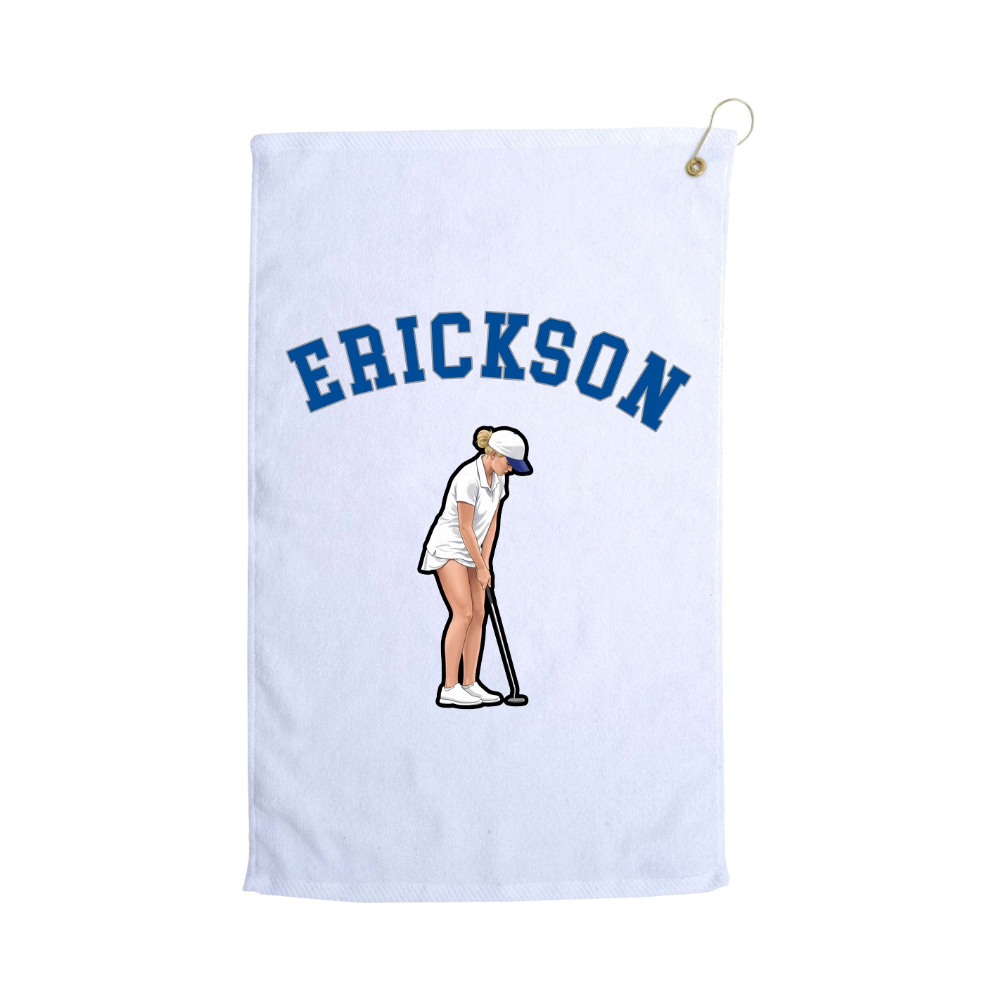 Golf Towel — Shirsey Arch in White