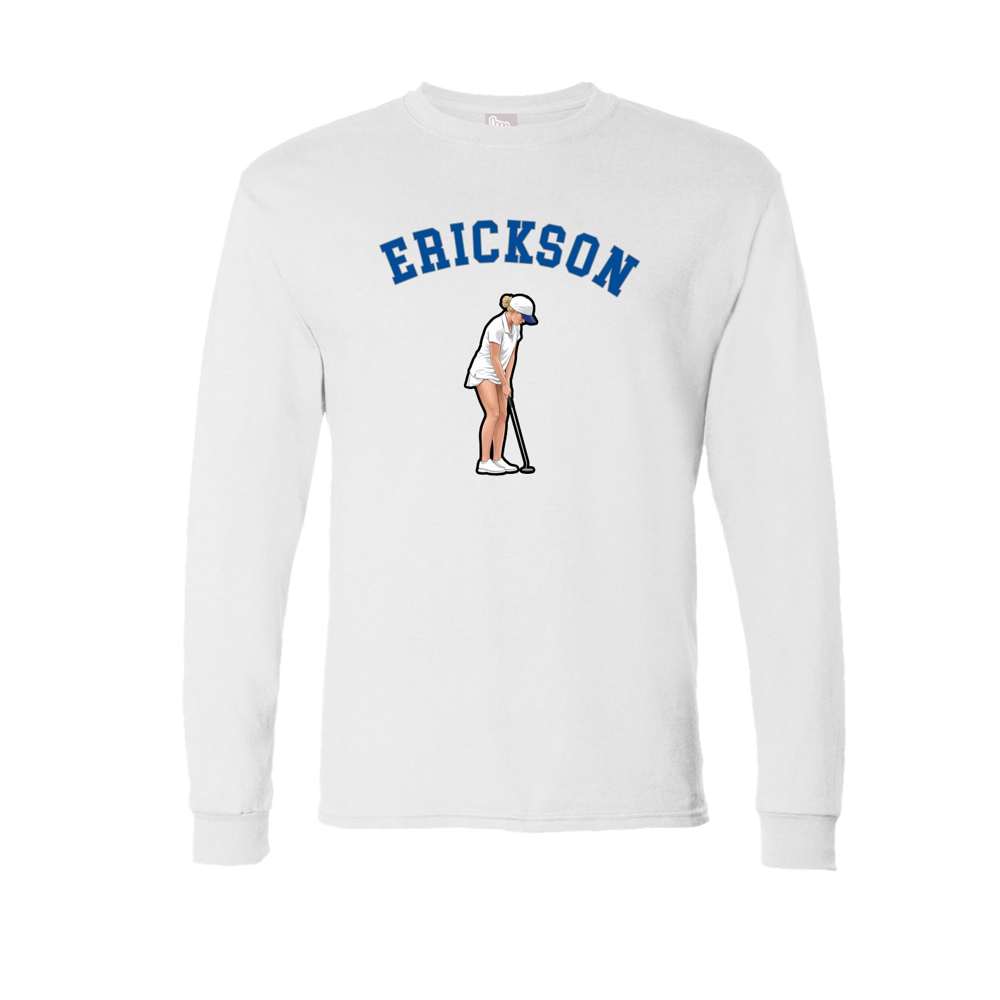Long Sleeve Tee — Shirsey Arch in White
