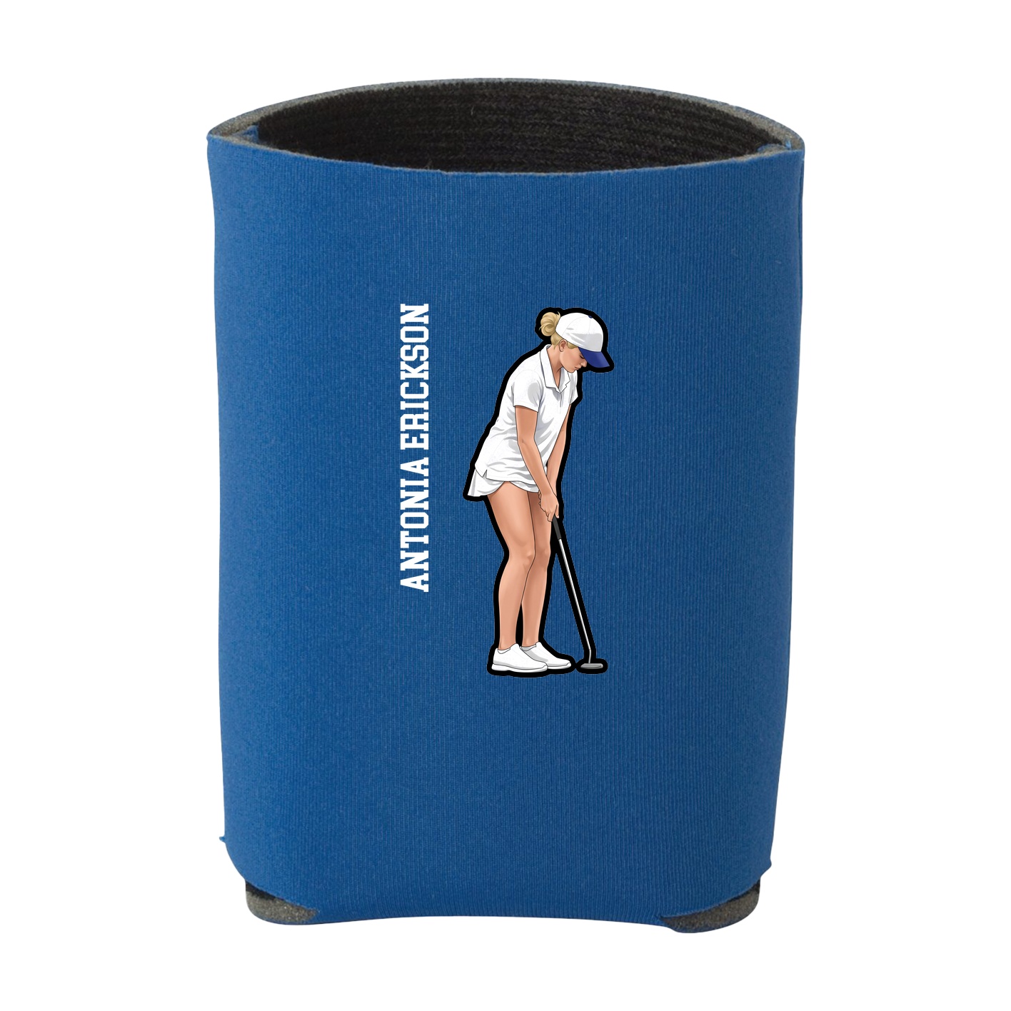 Can Holder — Name Vertical in Royal