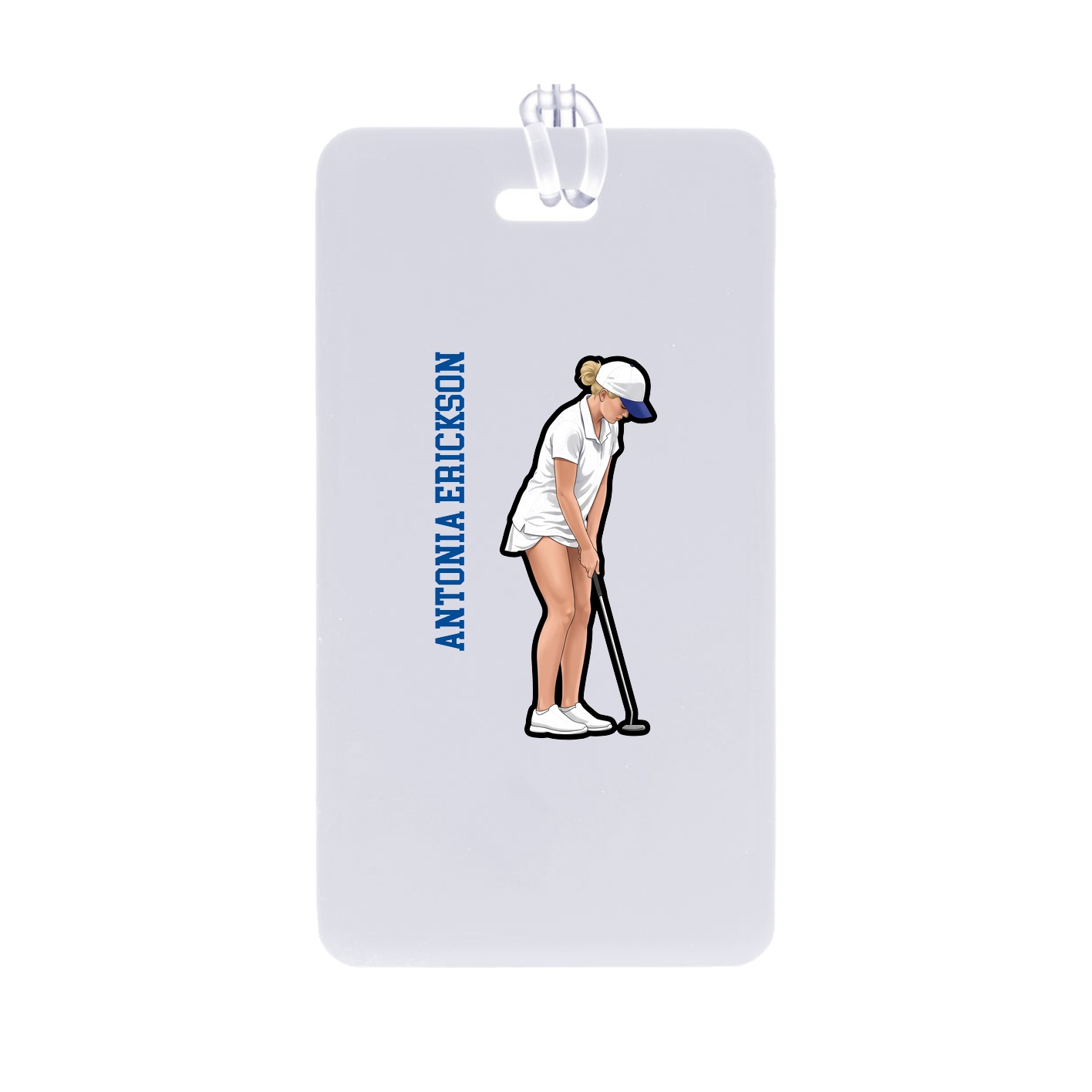 Bag Tag — Name Vertical in Classic