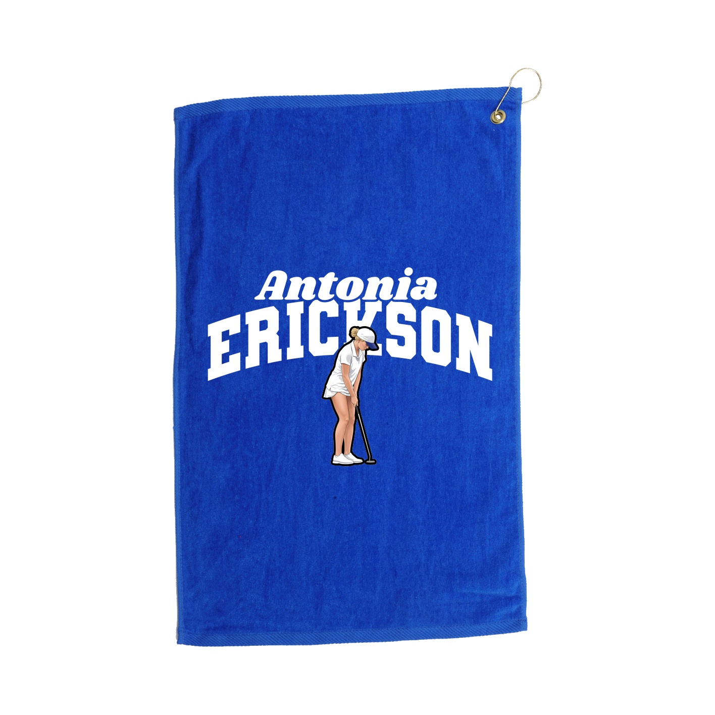 Golf Towel — Signature Arch in Royal