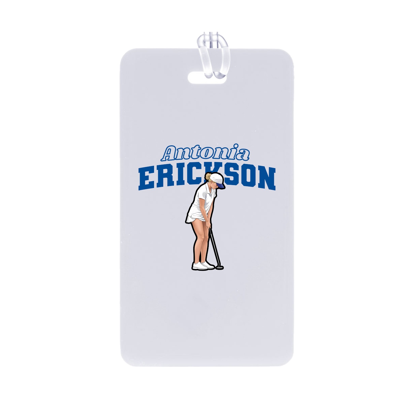 Bag Tag — Name Arch in Classic