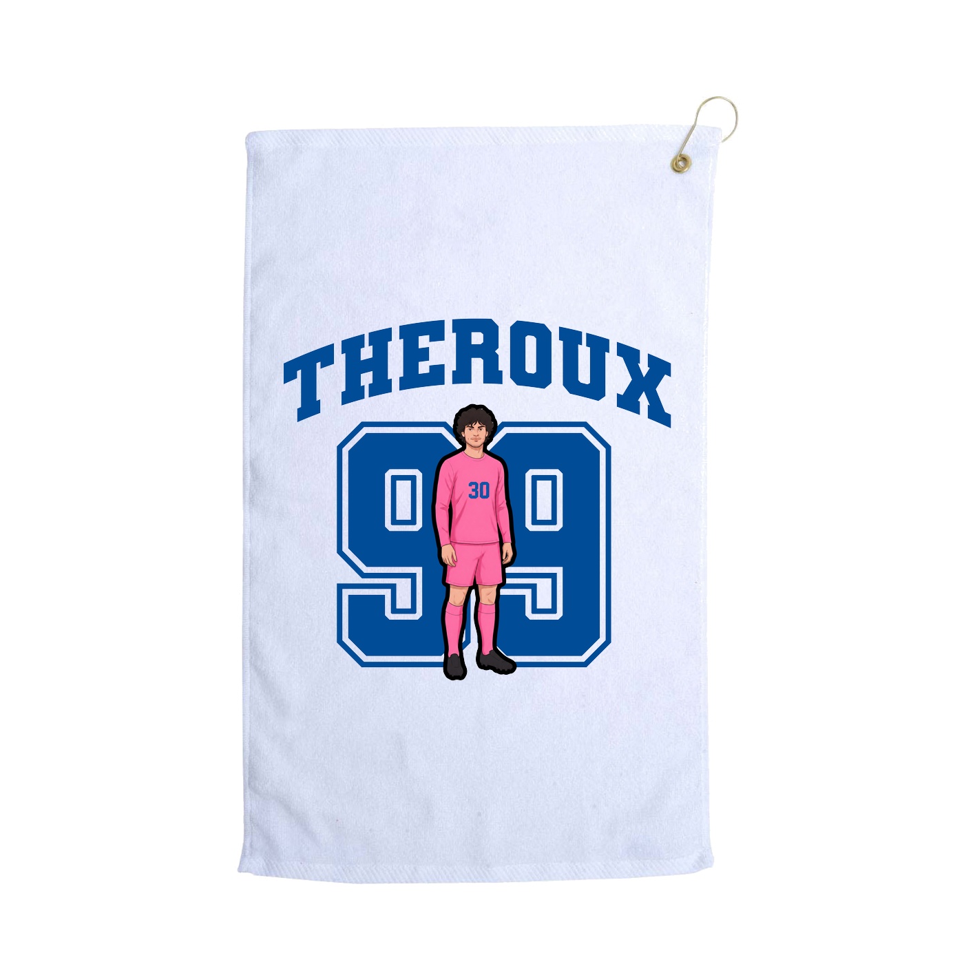 Golf Towel — Number in White