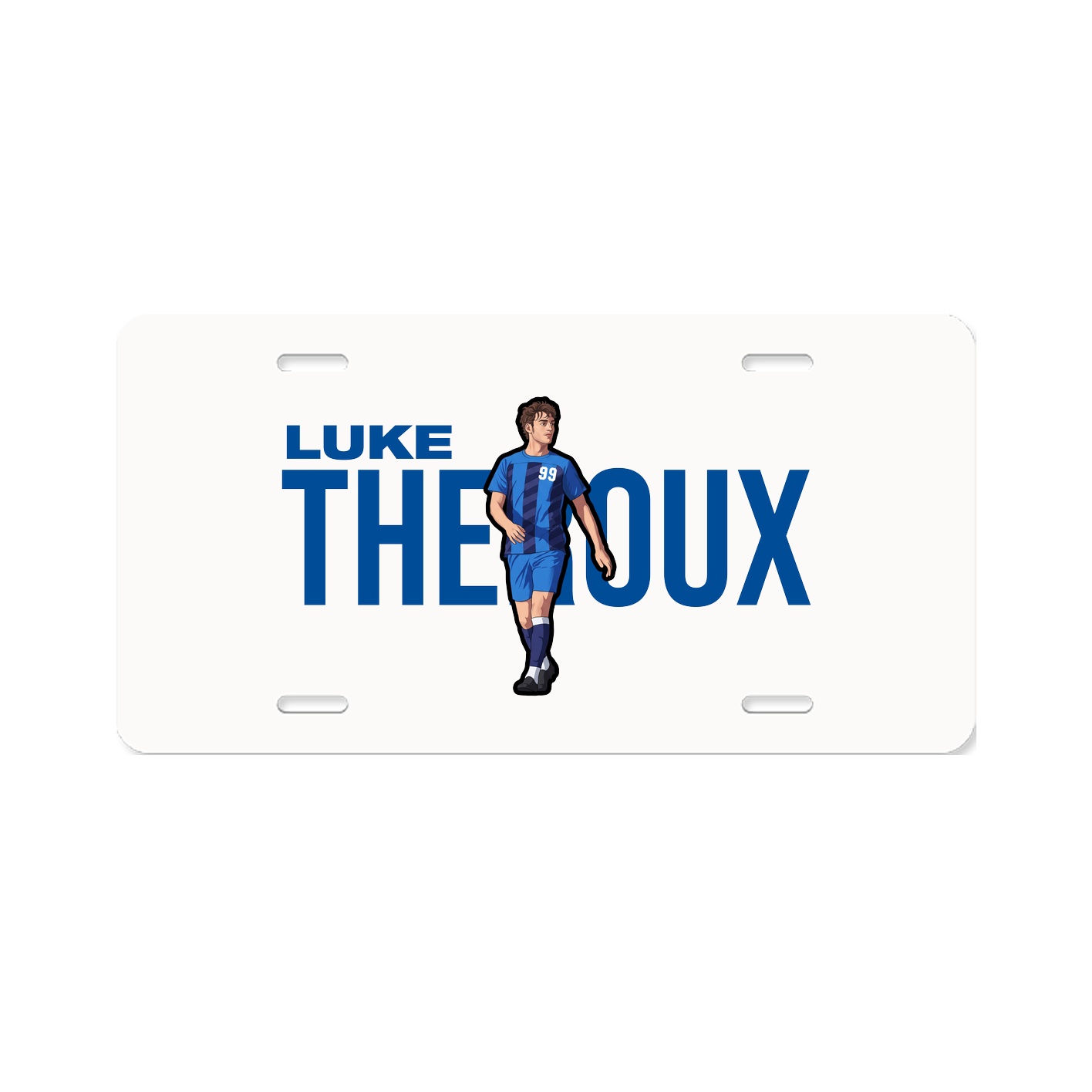 License Plate — Player Name in Classic