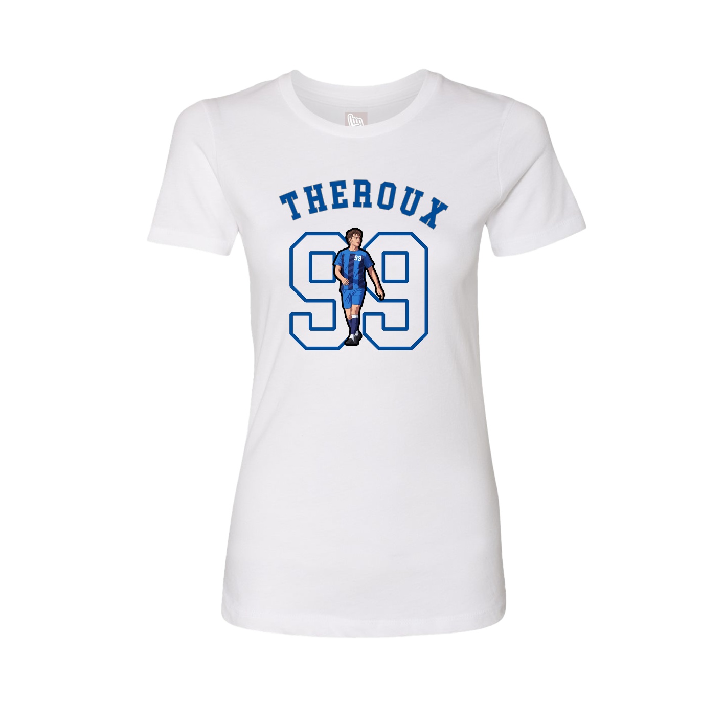 Fitted Women's Tee — Shirsey Arch in White