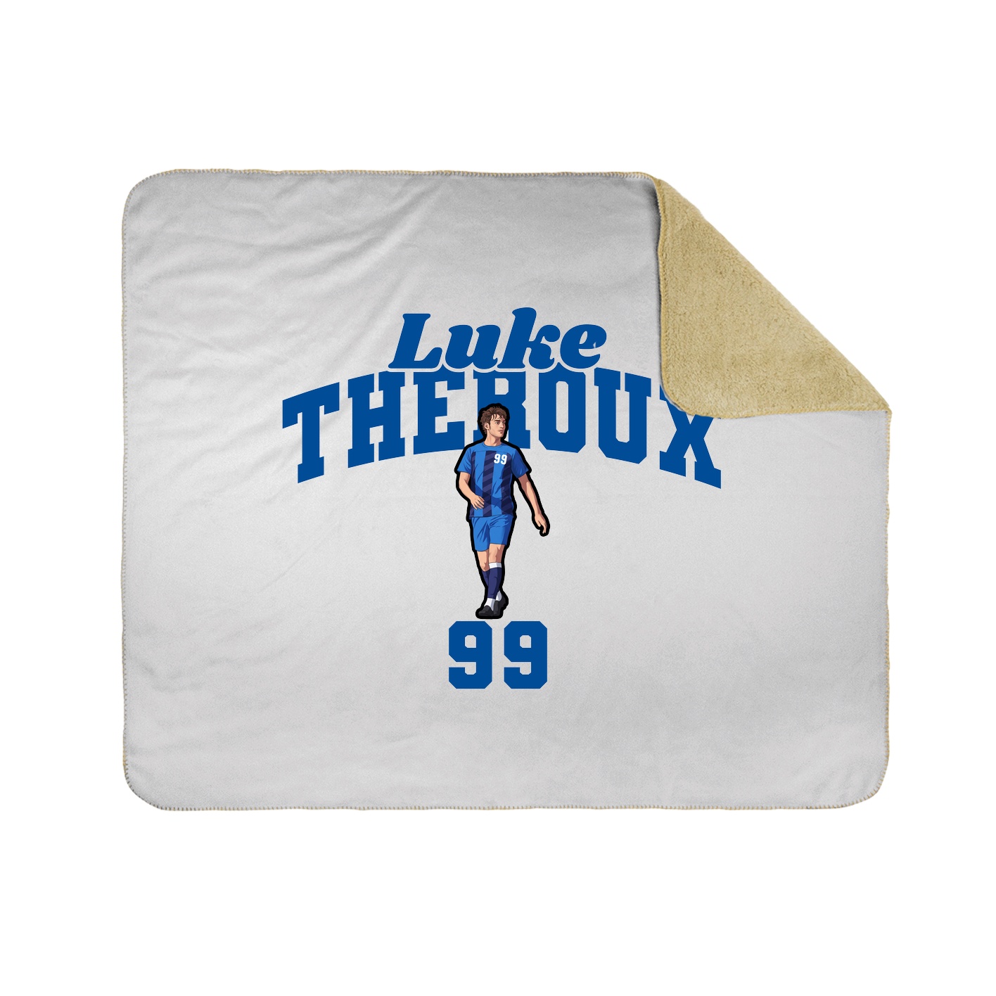 Throw Blanket — Signature Arch in White