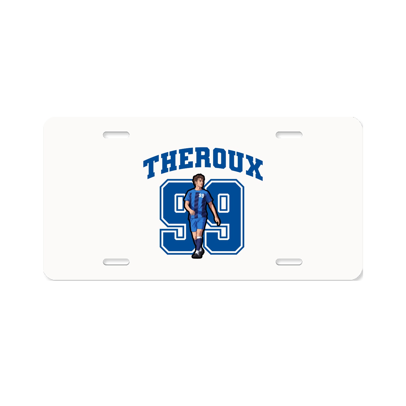 License Plate — Number in Classic