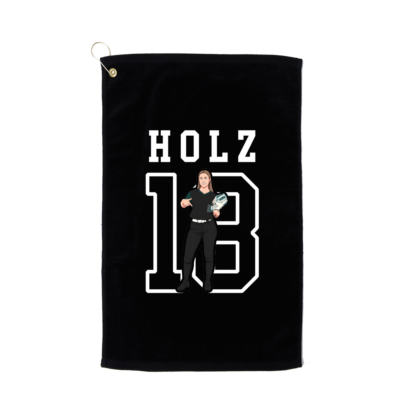 Golf Towel — Shirsey in Black