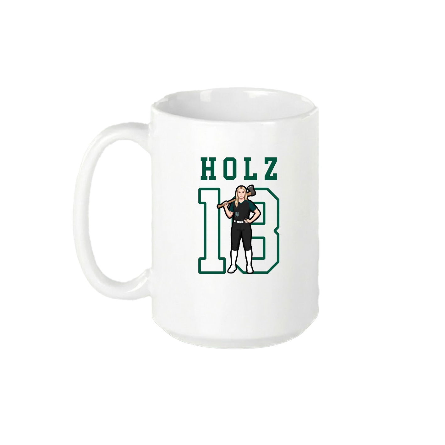 15oz Coffee Mug — Shirsey in White