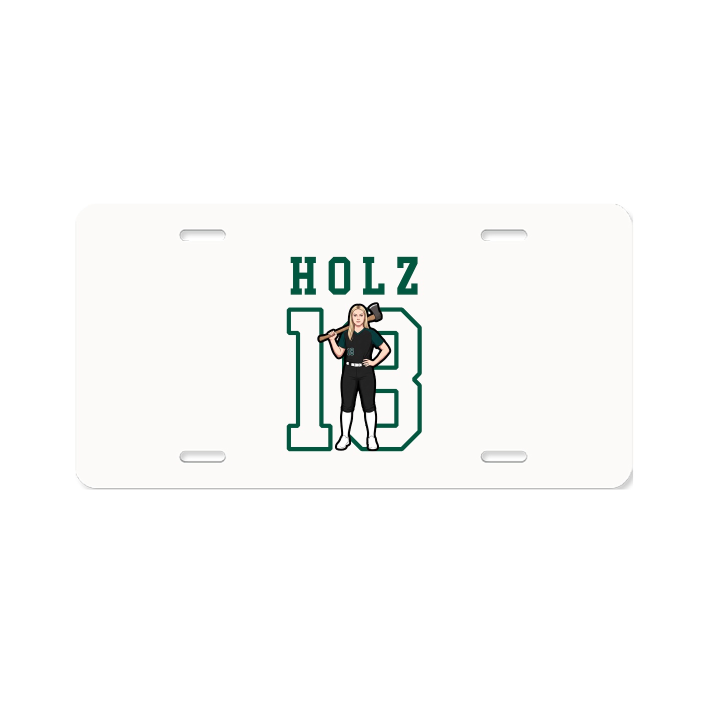 License Plate — Shirsey in Classic