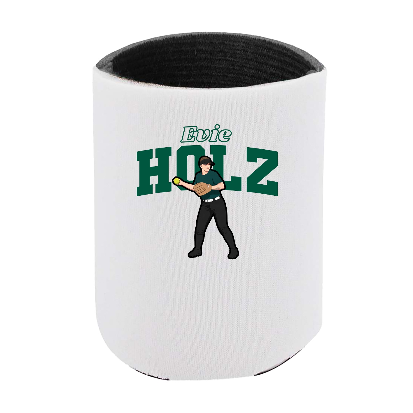 Can Holder — Name Arch in White