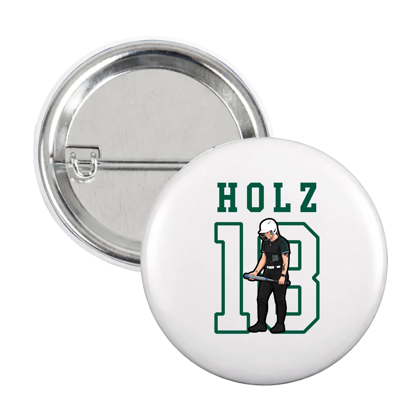 Game Day Button — Shirsey in White
