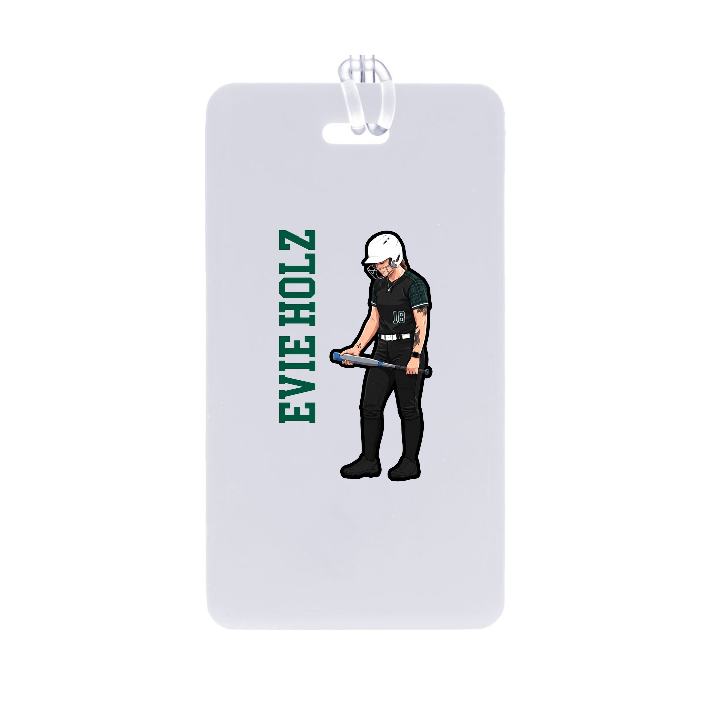 Bag Tag — Name Vertical in Classic