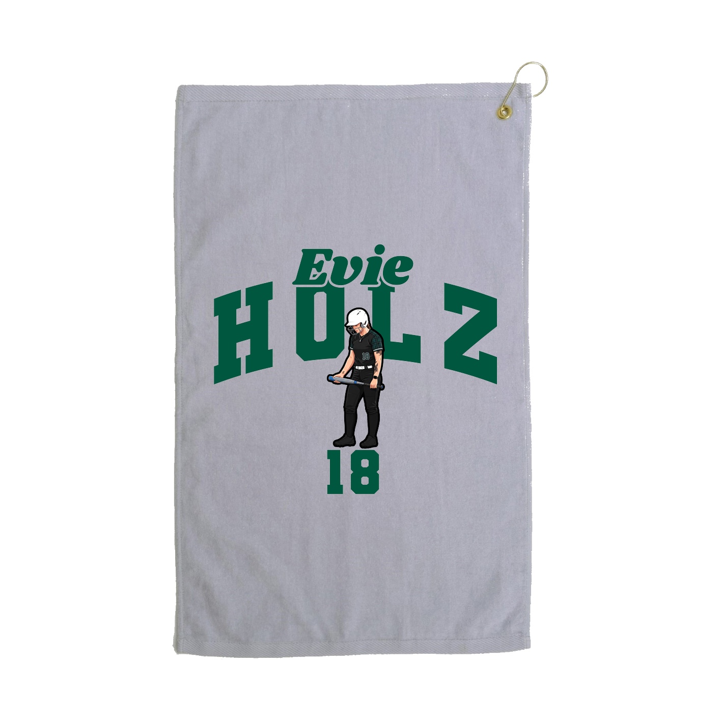 Golf Towel — Signature Arch in Grey