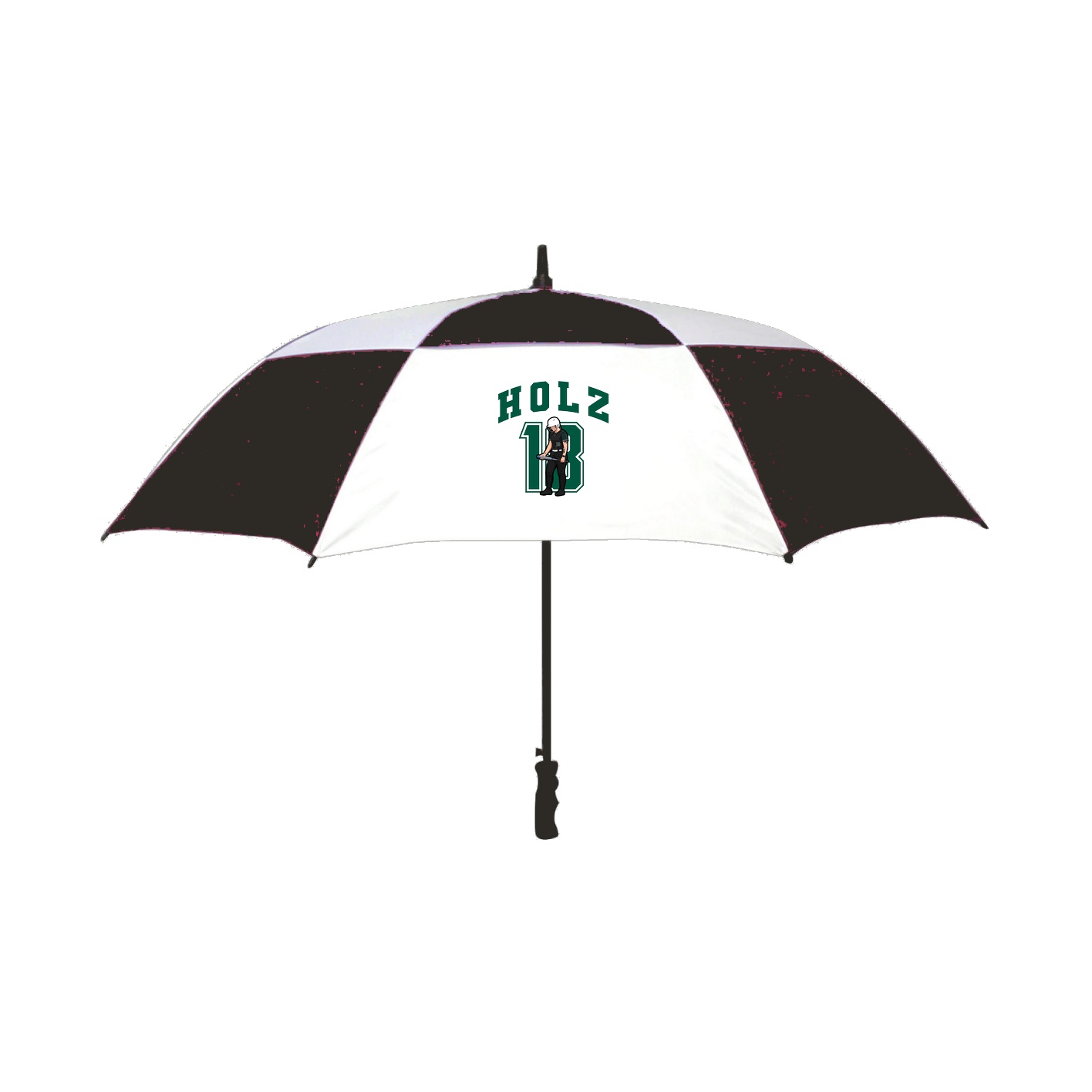 Golf Umbrella — Number in Black